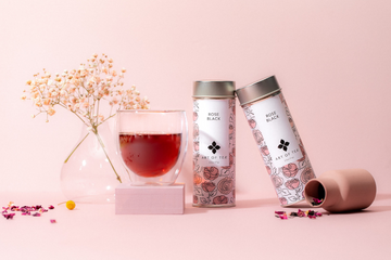 A cup of Art of Tea’s Rose Black Tea
