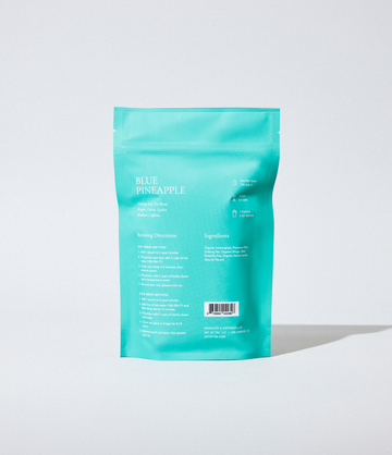 Blue Pineapple iced tea pouch detail – Art of Tea