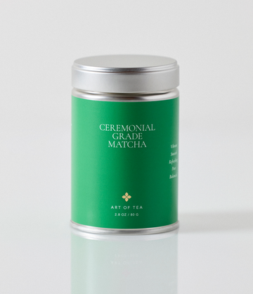 Ceremonial grade matcha 80g tin – Art of Tea