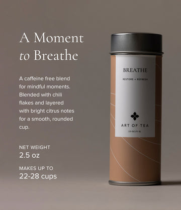 Breathe tea retail tin photo – Art of Tea