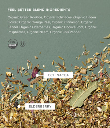 Feel Better loose leaf tea close-up – Art of Tea