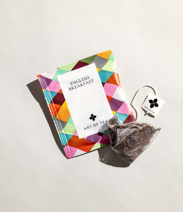 English Breakfast single eco pyramid teabag sachet – Art of Tea