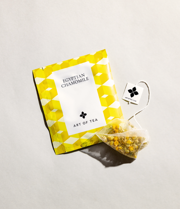 Egyptian Chamomile single eco pyramid teabag sachet – Art of Tea