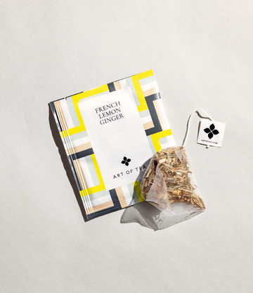 French Lemon Ginger single eco pyramid teabag sachet – Art of Tea