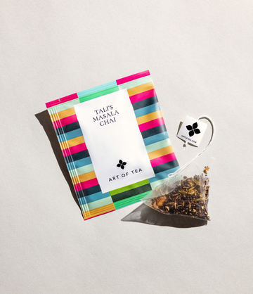 Tali's Masala Chai single eco pyramid teabag sachet – Art of Tea