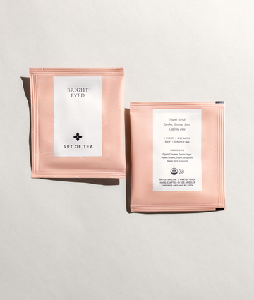 Bright Eyed eco pyramid teabag sachets – Art of Tea