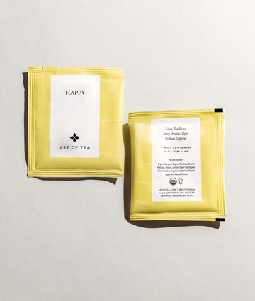 Happy Tea eco pyramid teabag sachets – Art of Tea