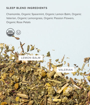 Sleep loose leaf tea close-up – Art of Tea