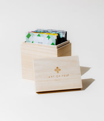 Sachet starter kit branded wood box – Art of Tea