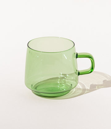 Colored Glass Tea Cup