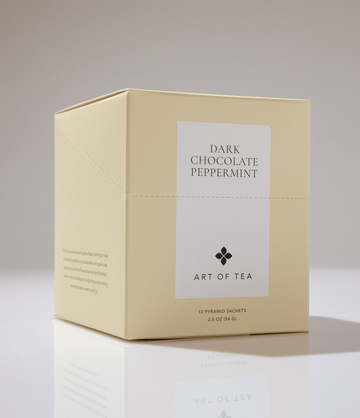 Dark Chocolate Peppermint teabag sachet box – Art of Tea