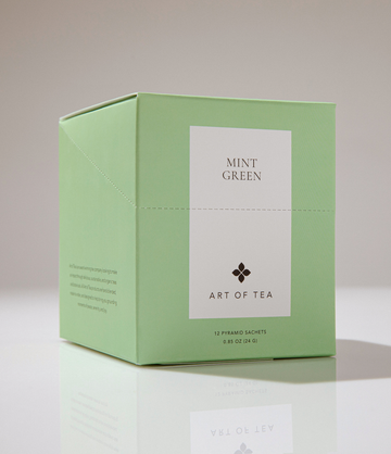 Mint Green Tea teabag sachet box – Art of Tea